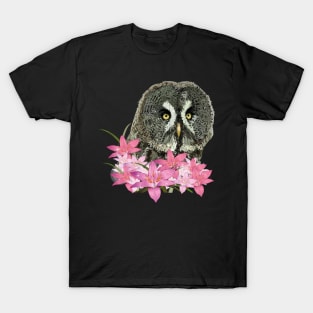 Gray owl T-Shirt